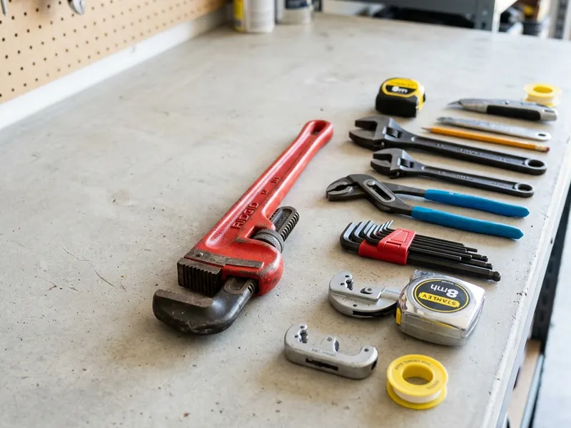Professional plumbers in Swift Trail Junction, AZ equipped with top-tier tools for residential and commercial plumbing services.